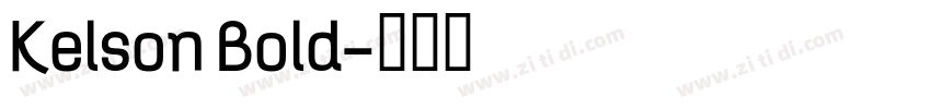 Kelson Bold字体转换